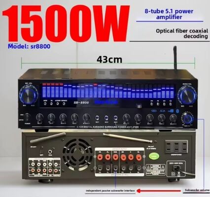 SR-8800 5.1チャンネルホームアンプ（プライベート金型およびOEMブランドカスタマイズ）