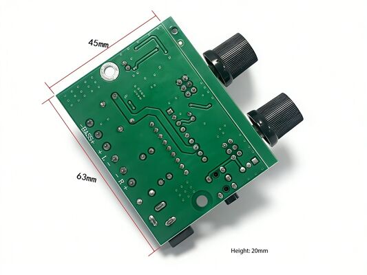 CA-6625 2.1 チャネル 超重ベース デジタルアンプボード モジュール DIY オーディオ プロジェクト用 12V 電源