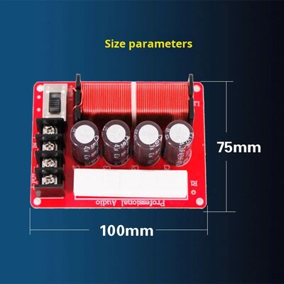 150W Car Coaxial Speaker Crossover Adjustable High-to-Low Frequency Divider for High Fidelity Audio