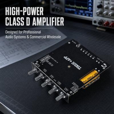 CA-TB21H 2.1チャンネル TPA3116 Bluetoothアンプボード 50W+50W+100W オーディオアンプモジュール APPコントロール付き