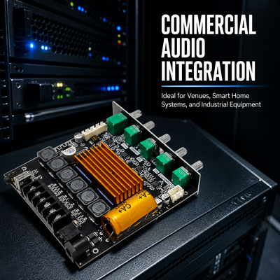 CA-TB21H 2.1チャンネル TPA3116 Bluetoothアンプボード 50W+50W+100W オーディオアンプモジュール APPコントロール付き