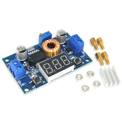 XL4015E 5A 75W電圧表示と調節可能な軽減する力モジュールDC DC