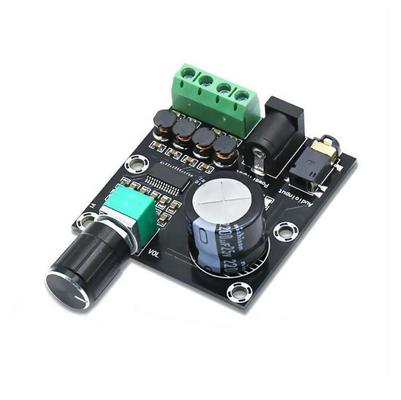 コンパクト 20Hz-20KHz アナログアンプモジュール 3.5mm 入力インターフェースとシルバー仕上げ