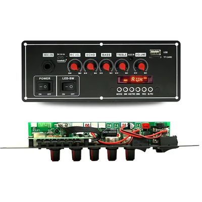 音声レコーダー機能 2x20W 7.4V 無線有線マイク トロッキースピーカー 音声Btデコーダー アンプボード
