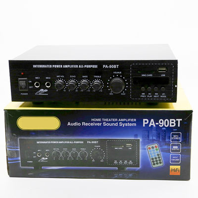PA-90BT 120W プロフェッショナルオーディオ BTワイヤレスアンプ ハイパワー ホームシーリングスピーカー 公共放送 定電圧 メタル