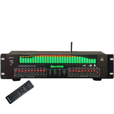 EQ-8100 プロフェッショナルハイファイプリアンププレーヤー BT 5.4 オプティカルコアシアルデジタルオーディオデコーダー 20セグメントエクアライザー 光ファイバー機器
