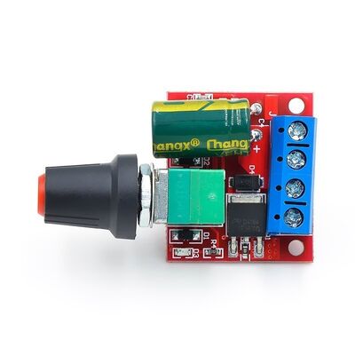 CA-555 ミニ 5A PWM マックス 90W DC モータースピードコントローラー モジュール 3V-35V コントロールスイッチ LED ディマー モータードライバーボード モジュール